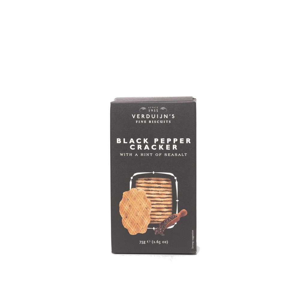 Verduijn’s Crackers Con Pimienta Negra Y Sal Marina 75g