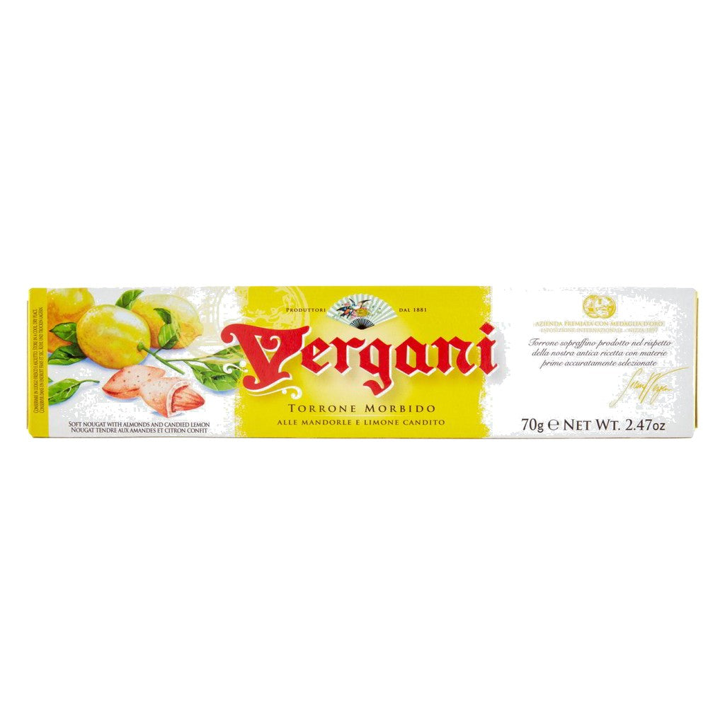 Vergani CT Torrone Morbido As. Mandorla e Limone 70 g