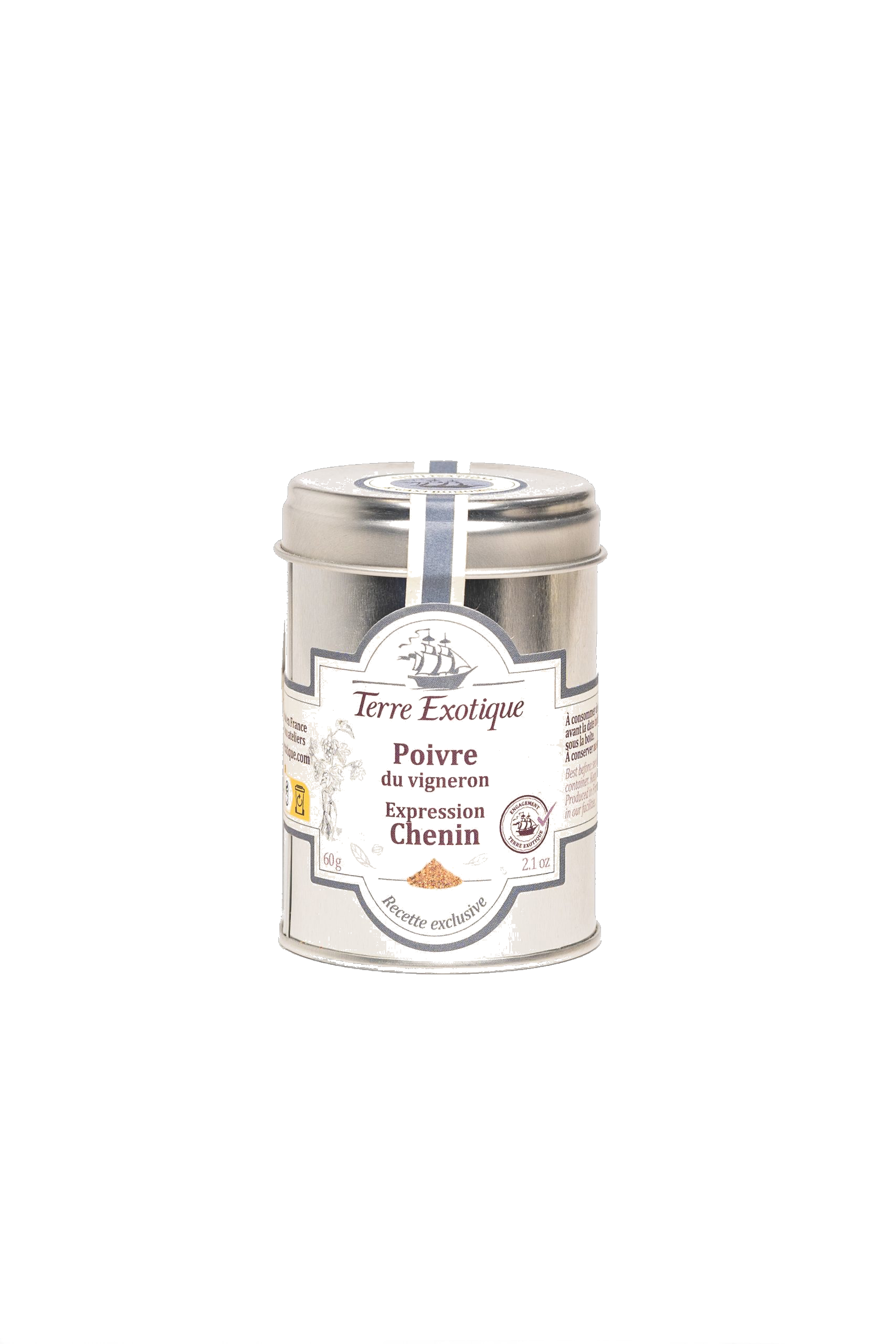 Terre Exotique Mezcla De Pimientas DEL Vinador, Inspiracion Chenin 60g - Disponible en Licorería Grand Gourmet Caracas