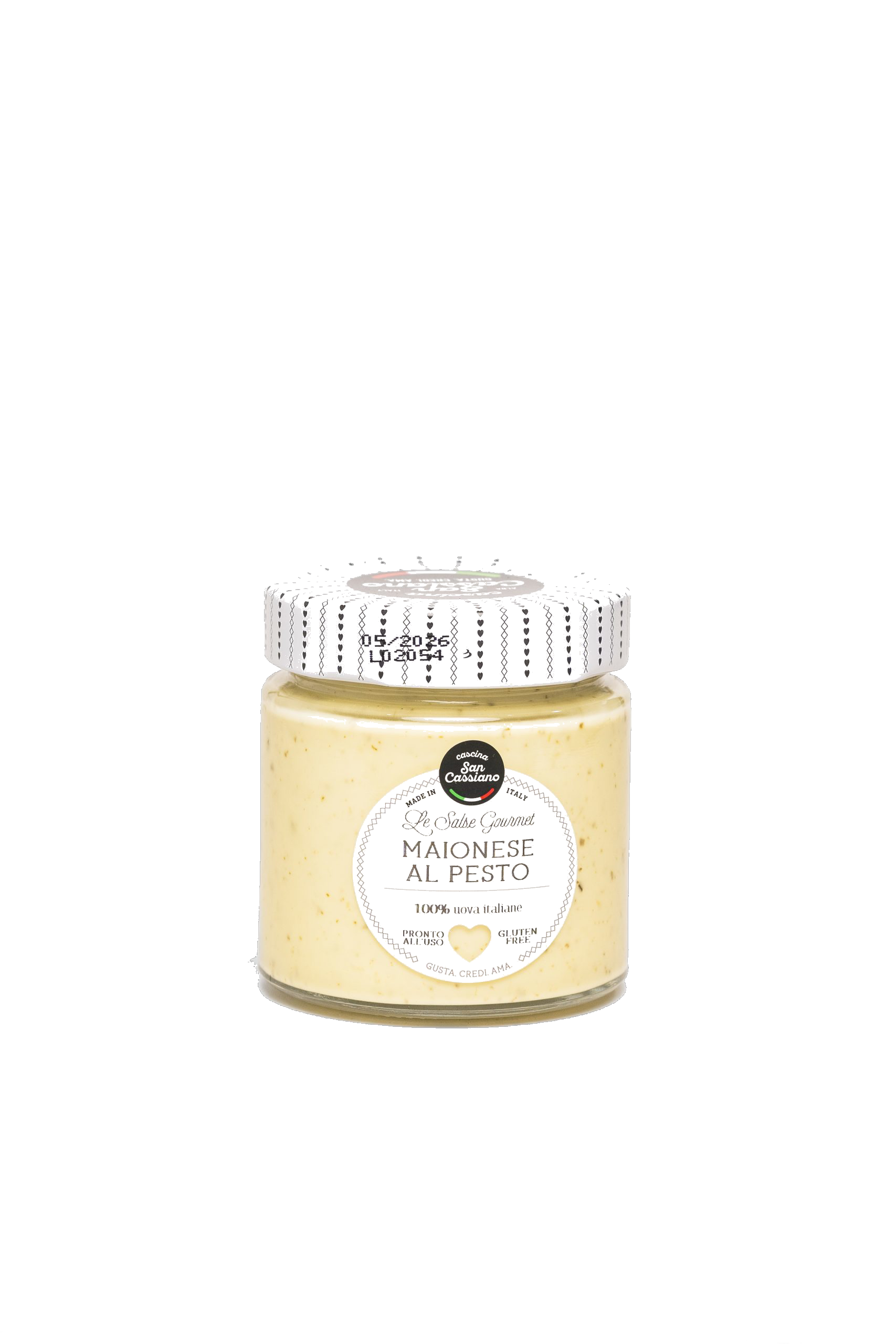 San Cassiano Maionese AL Pesto 180g - Disponible en Licorería Grand Gourmet Caracas