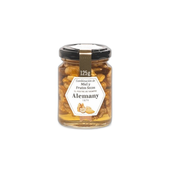 Alemany MIEL Con Frutos Secos (almendras, Avellanas O Nueces) 125g - Comprar online en Grand Gourmet Caracas con delivery