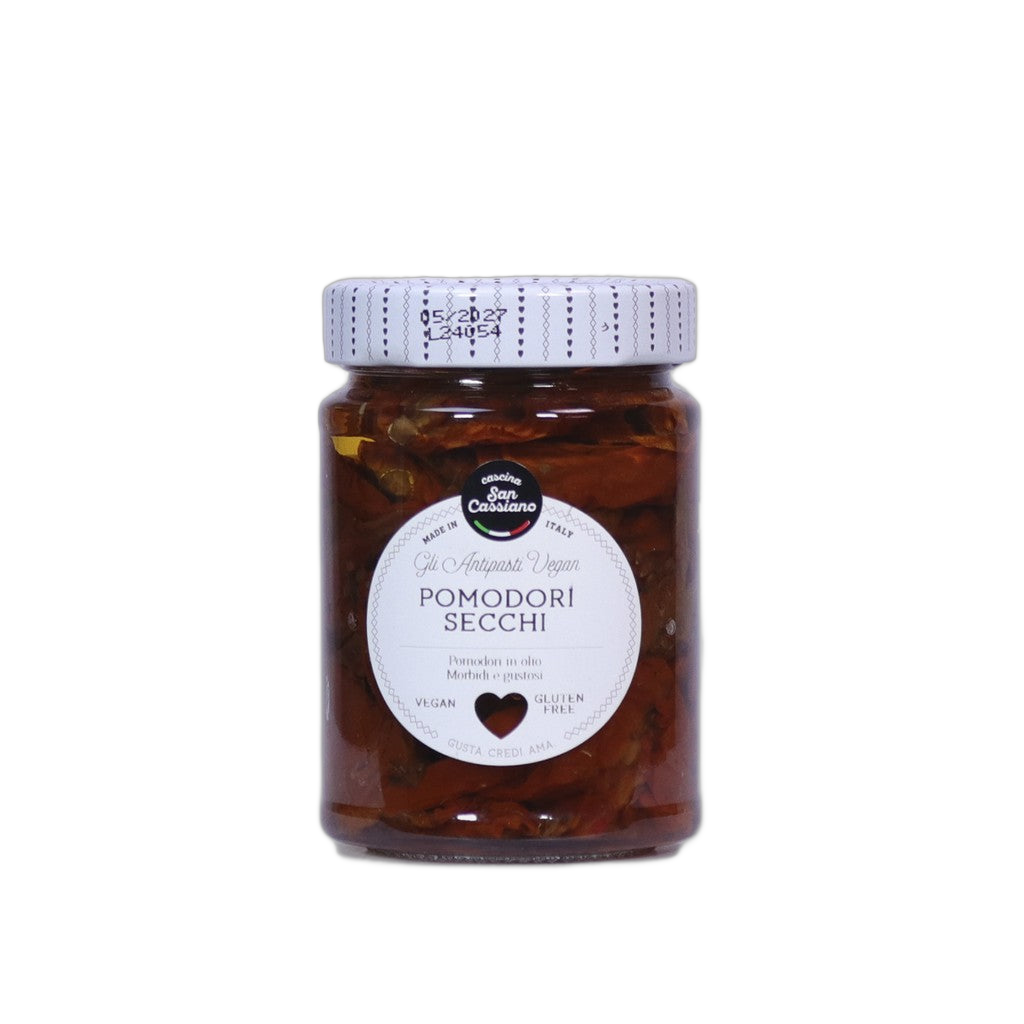 San Cassiano Pomodori Secchi In Olio Ivegan 280g - Disponible en Licorería Grand Gourmet Caracas