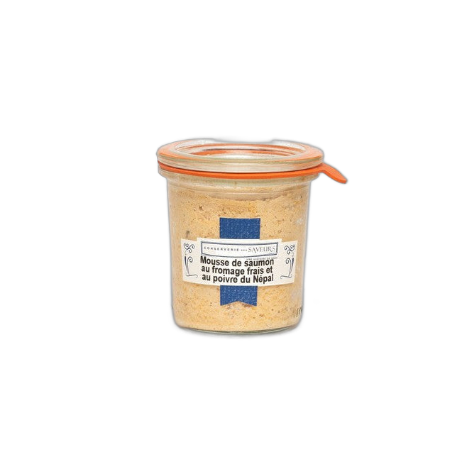 Terre Exotique Salmon Mousse With Timur Berry Fresh Cheese 100g - Comprar online en Grand Gourmet Caracas con delivery