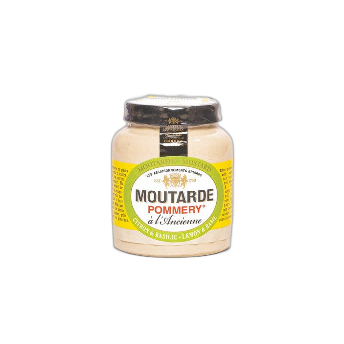 Terre Exotique Lemon & BASIL Mustard Pommery 100g - Comprar online en Grand Gourmet Caracas con delivery