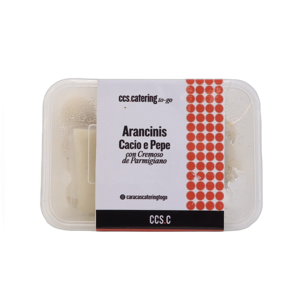 Ccs.catering Arancinis Cacio E Pepe Con Cremoso De Parmigiano (25 Und) - Comprar online en Grand Gourmet Caracas con delivery