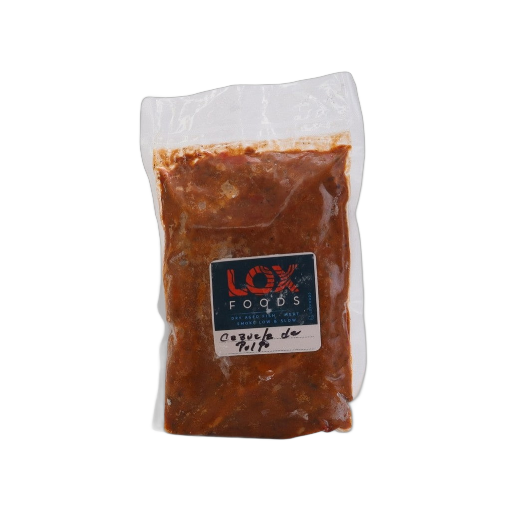 Lox Food Cazuela De Pulpo 400g - Disponible en Licorería Grand Gourmet Caracas