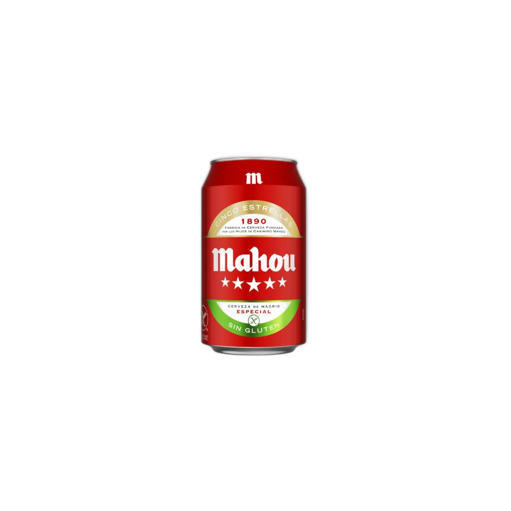 Cerveza Mahou Sin Gluten 330ml - Comprar online en Grand Gourmet Caracas con delivery