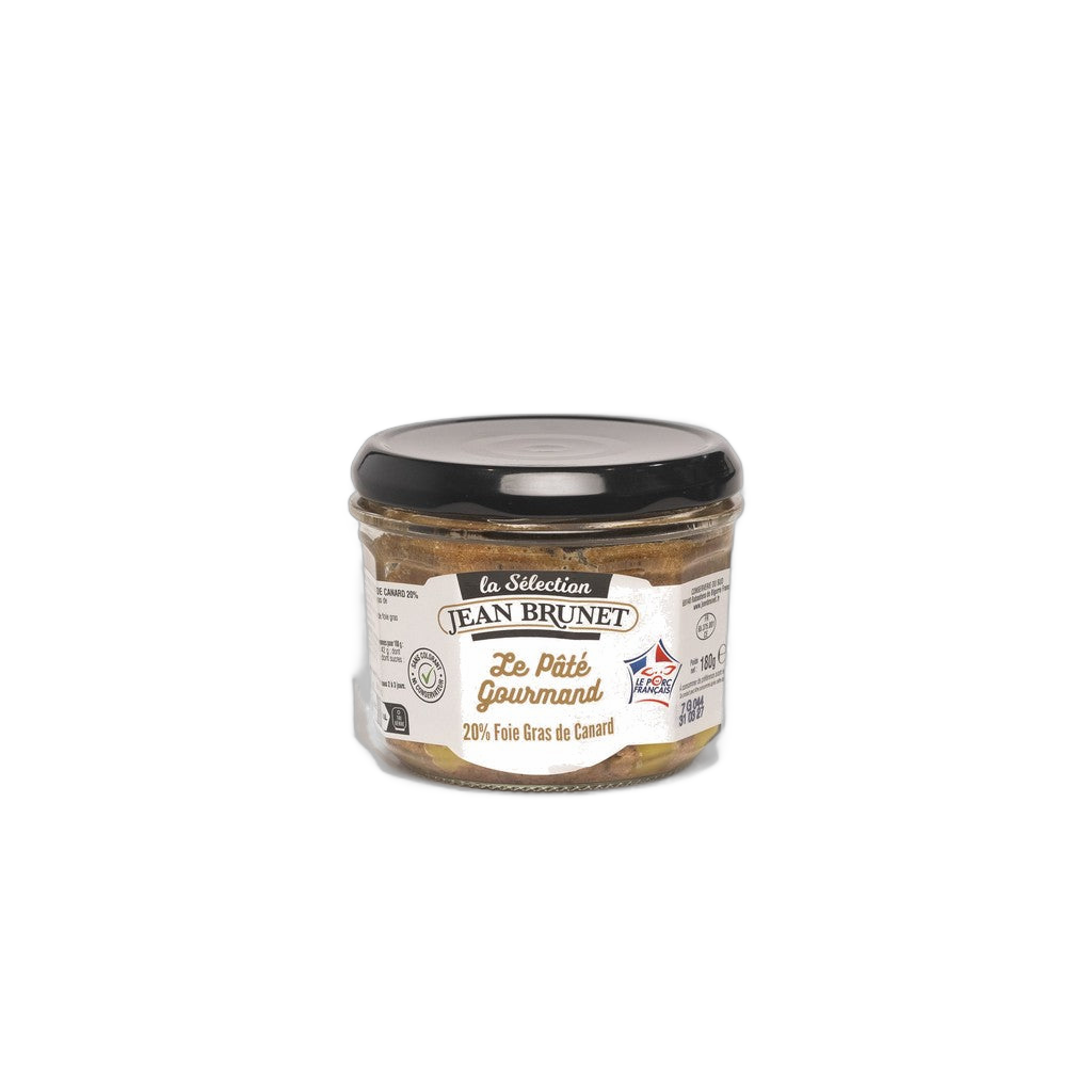 Jean Brunet Terrine De Campagne Avec De Foie Gras Francais Vpf 180g - Comprar online en Grand Gourmet Caracas con delivery