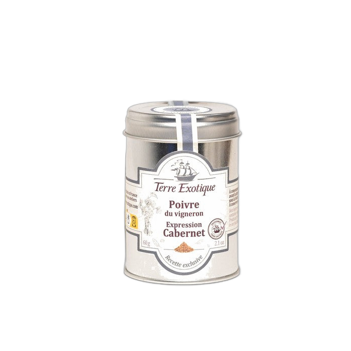 Terre Exotique Mezcla De Pimientas DEL Vinador, Inspiracion Cabernet 60g - Comprar online en Grand Gourmet Caracas con delivery