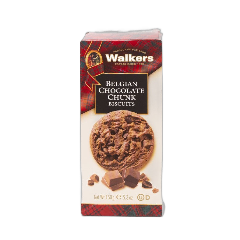 Walkers Cookies Con Chips De Chocolate Belga 150g - Comprar online en Grand Gourmet Caracas con delivery