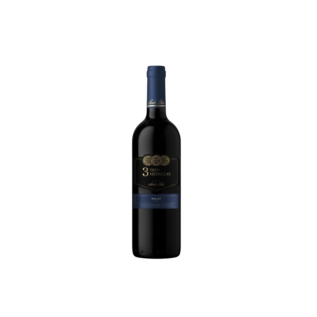 Tres Medallas Merlot 750ml - Comprar online en Grand Gourmet Caracas con delivery