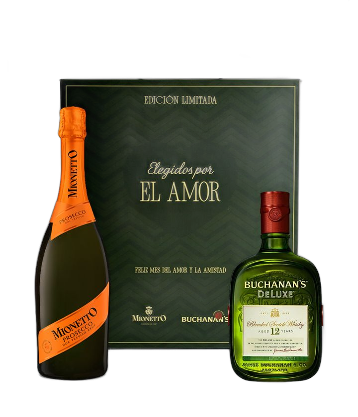 Pack ESPECIAL Buchanans + Mionetto DOC 0,75
