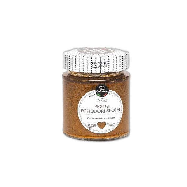San Cassiano Pesto Di Pomodori Secchi E Basilico 130g - Comprar online en Grand Gourmet Caracas con delivery