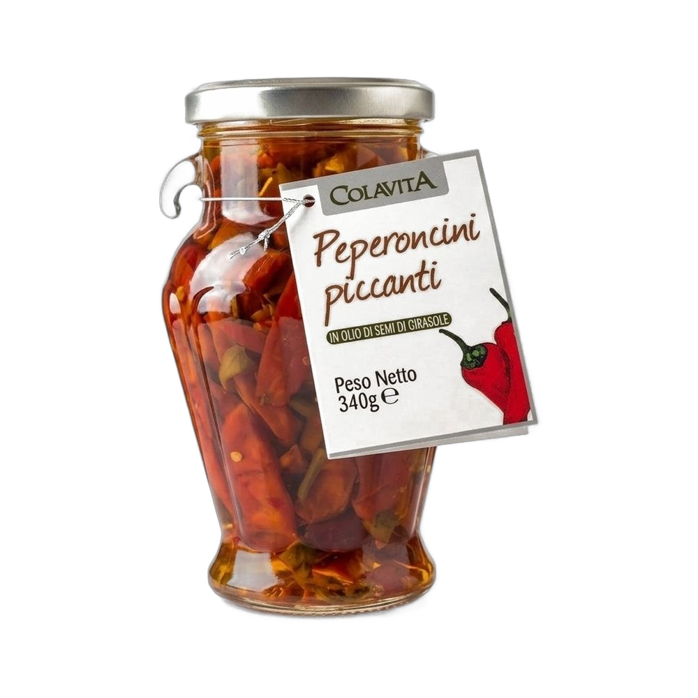 Colavita Peperonccino Picantes EN Aceite Girasol Jarra 340g - Comprar online en Grand Gourmet Caracas con delivery