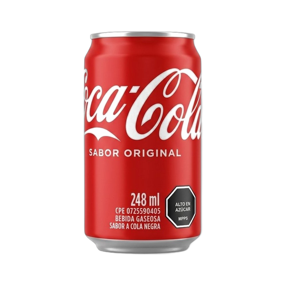 Coca Cola Lat 248ml - Comprar online en Grand Gourmet Caracas con delivery