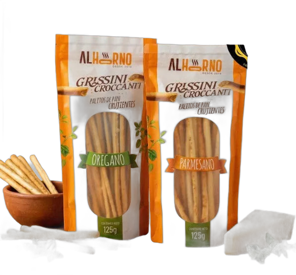 AL Horno Grissini Croccanti Oregano 125 G
