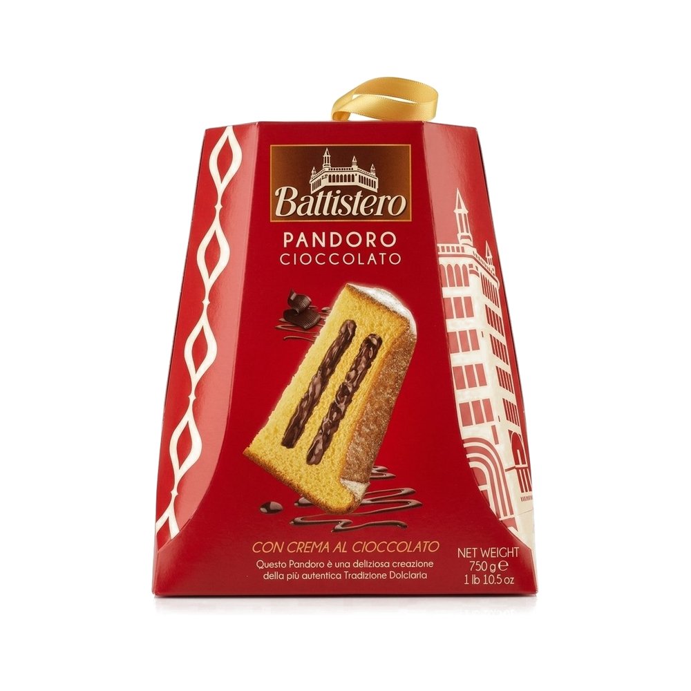 Battistero Pandoro Cioccolato 750g - Comprar online en Grand Gourmet Caracas con delivery