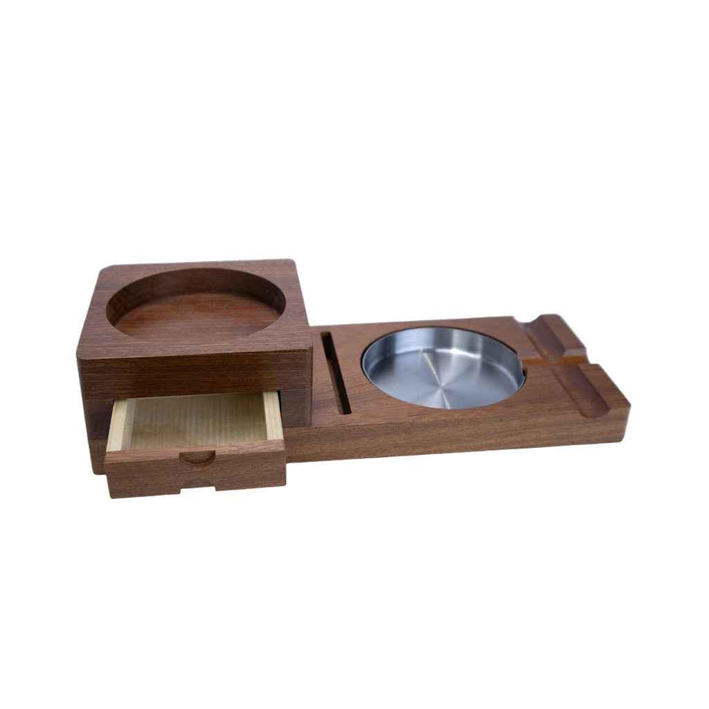 Cenicero De Madera Wooden Cigar Ashtray Beverage Solid