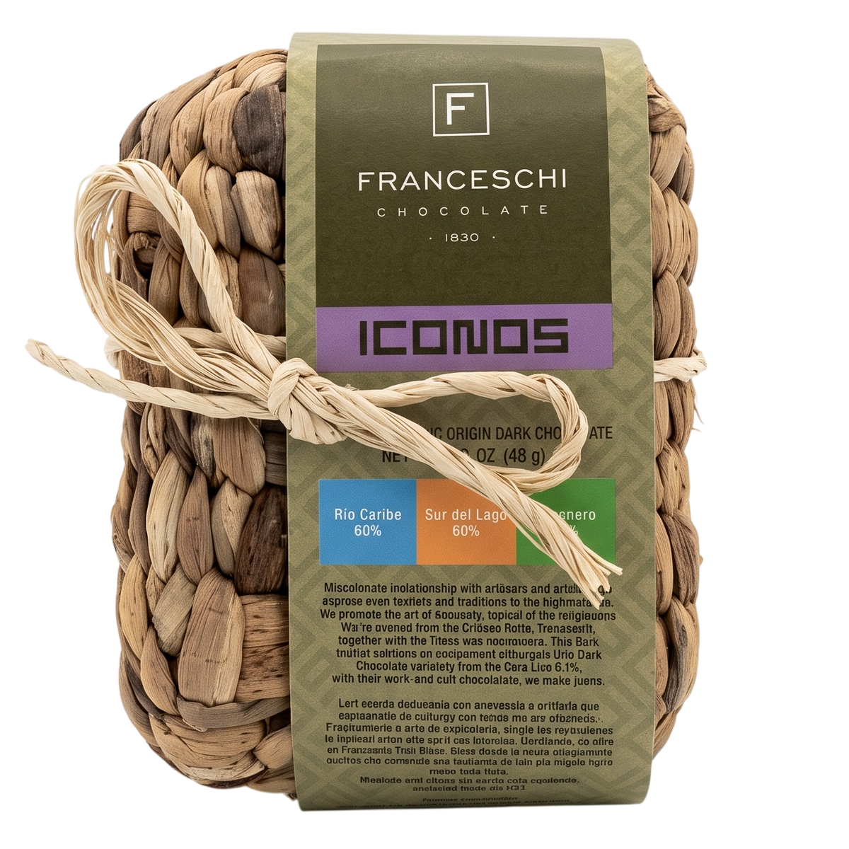 Franceschi Chocolate Cesta Indígena Warao por unidad