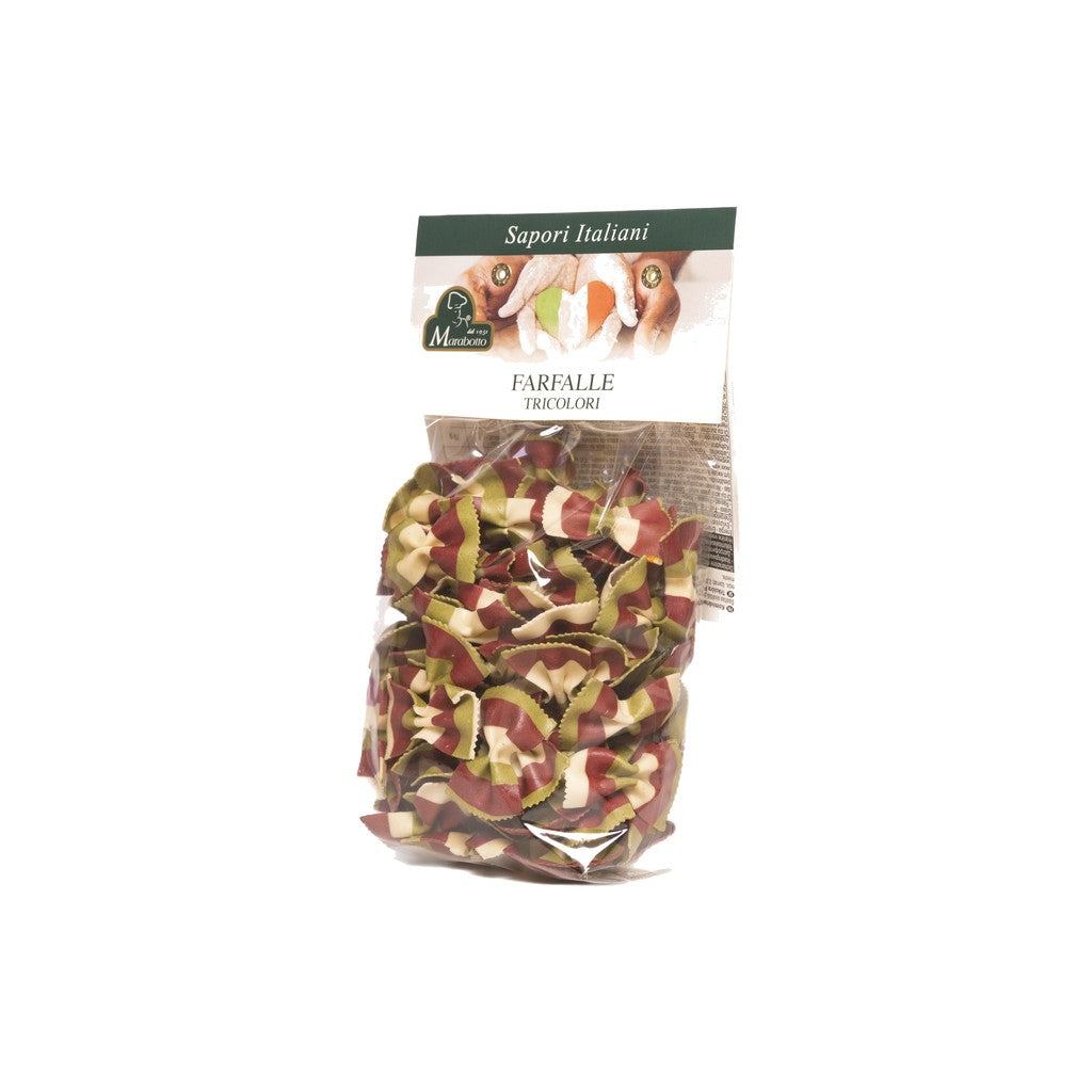 Marabotto Farfalle Tricolori 250g - Comprar online en Grand Gourmet Caracas con delivery