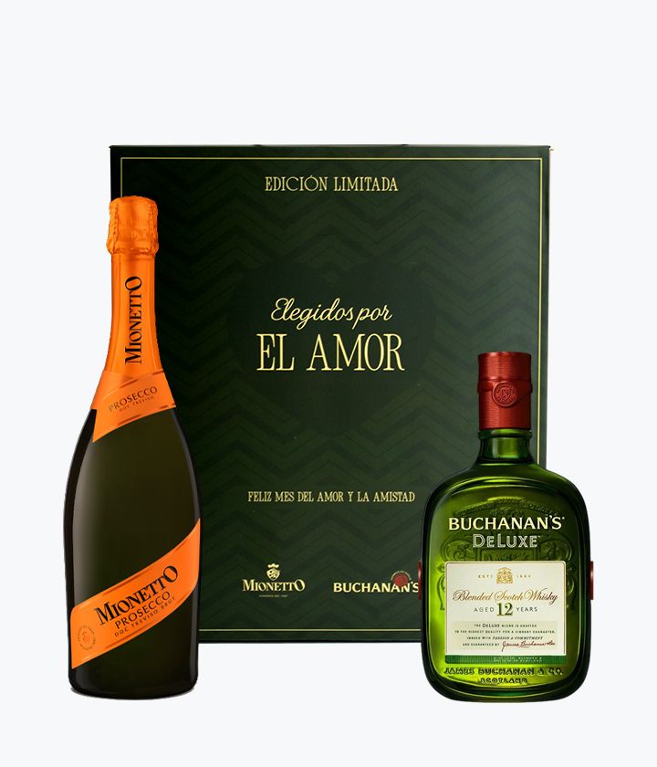 Pack ESPECIAL Buchanans + Mionetto DOC 0,75