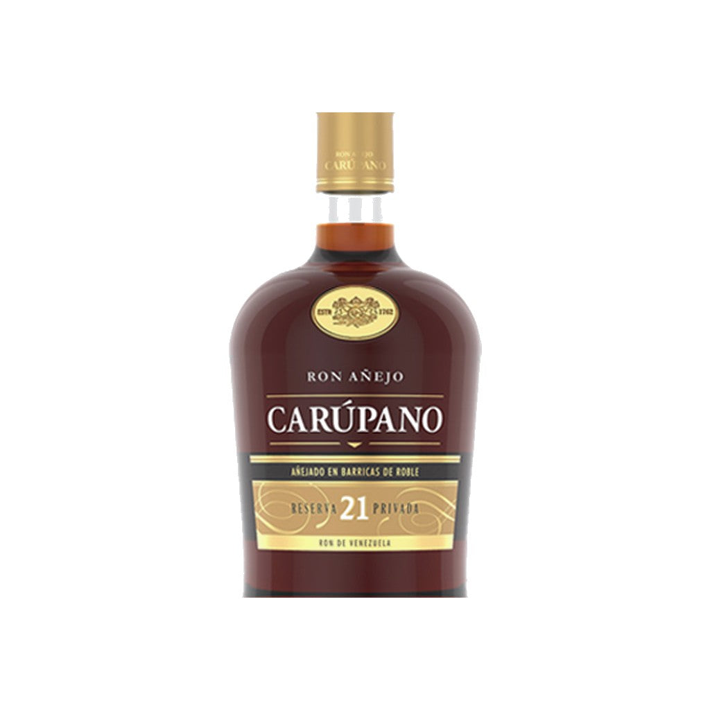 Ron Carupano 21 750ml - Disponible en Licorería Grand Gourmet Caracas