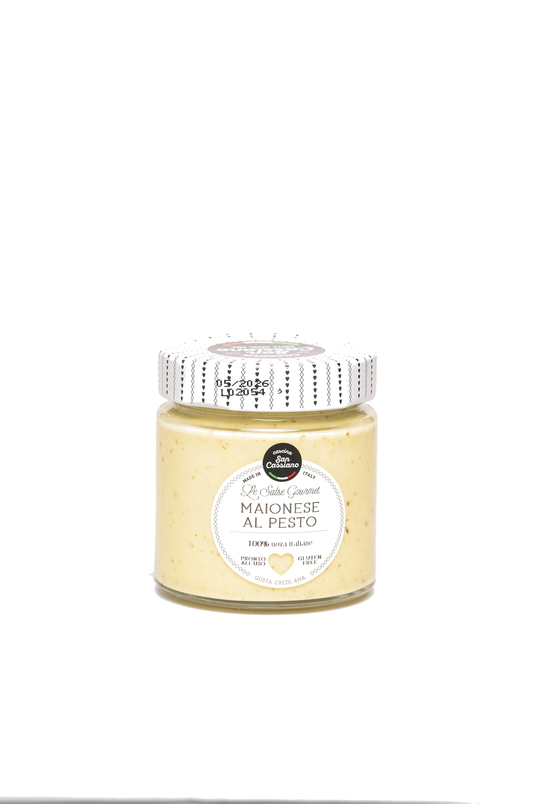 San Cassiano Maionese AL Pesto 180g - Disponible en Licorería Grand Gourmet Caracas