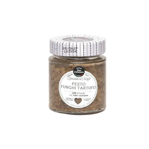 San Cassiano Pesto Funghi E Tartufo 130g - Comprar online en Grand Gourmet Caracas con delivery