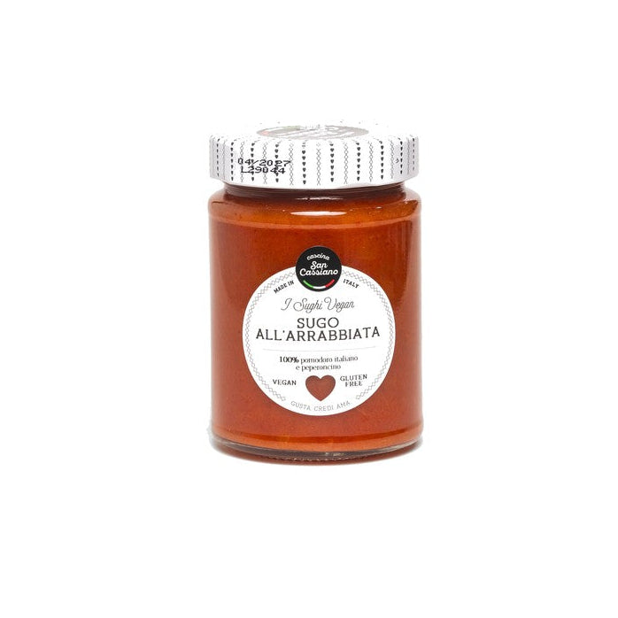 San Cassiano Sugo ALL Arrabbiata Ivegan 290g - Comprar online en Grand Gourmet Caracas con delivery
