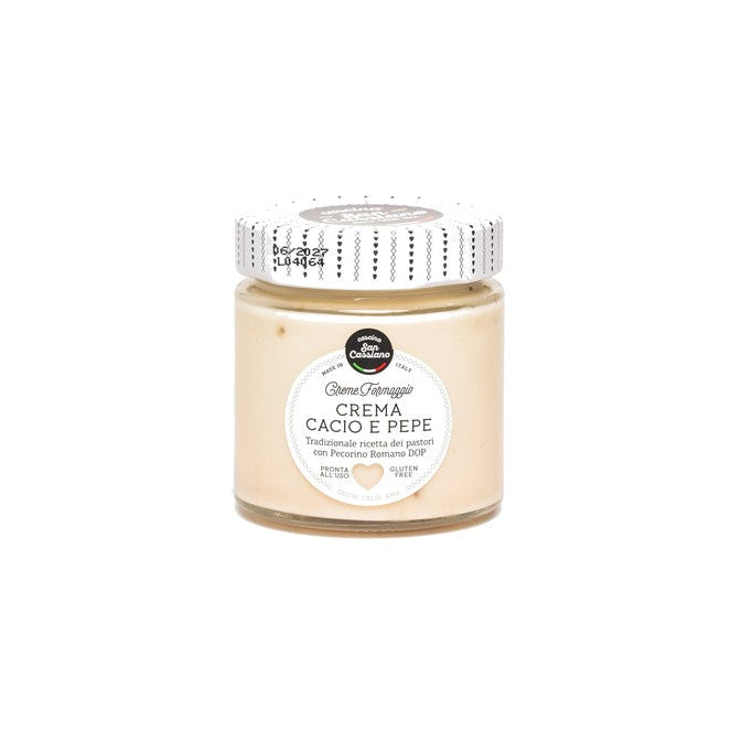 San Cassiano Sugo Cacio E Pepe Con Pecorino Romano DOP 190g - Comprar online en Grand Gourmet Caracas con delivery