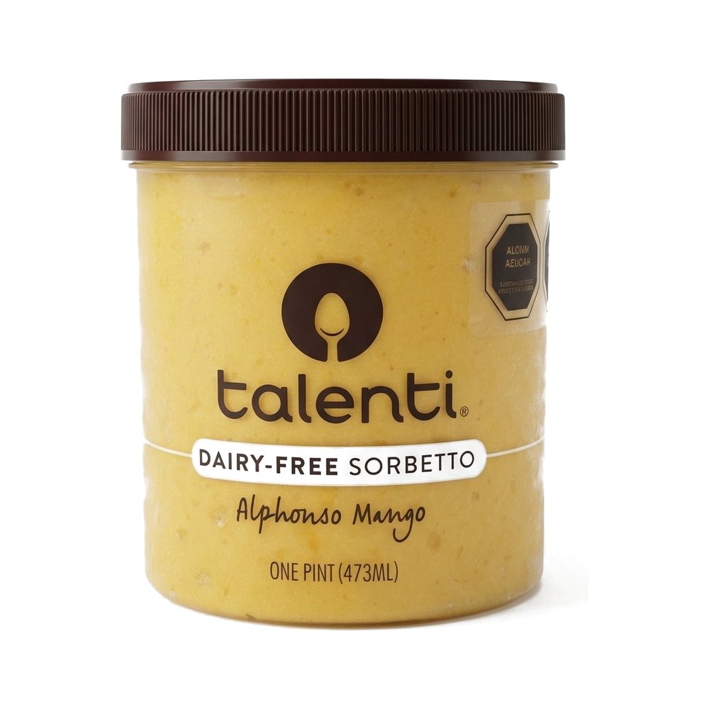 Talenti Gelato Alphonso Mango 473ml - Comprar online en Grand Gourmet Caracas con delivery