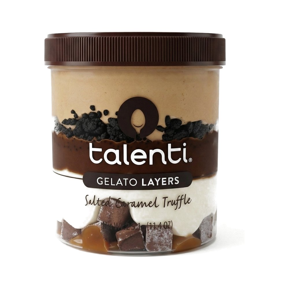 Talenti Gelato Layers Salted Caramel Truffle 473ml - Comprar online en Grand Gourmet Caracas con delivery