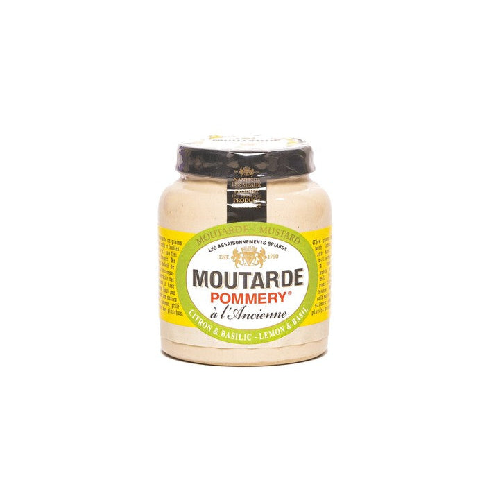 Terre Exotique Lemon & BASIL Mustard Pommery 100g - Comprar online en Grand Gourmet Caracas con delivery