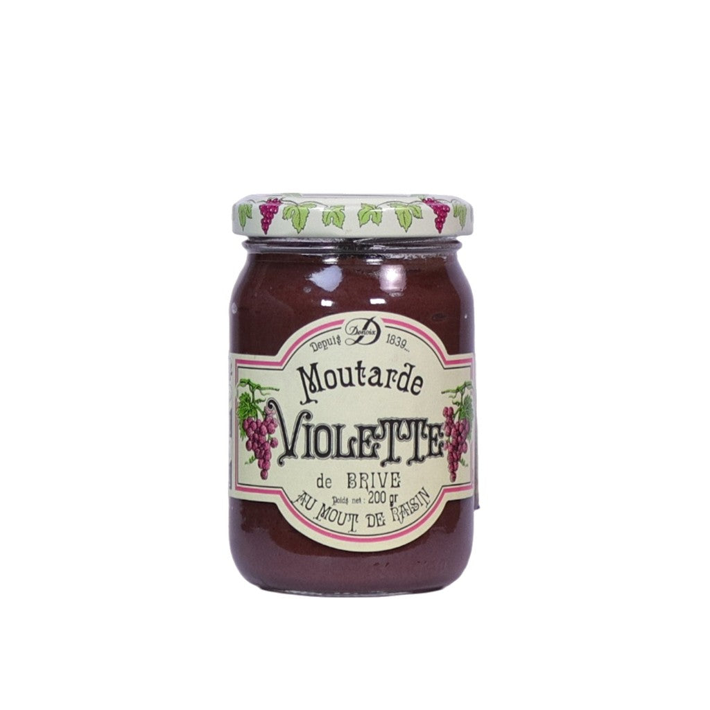 Terre Exotique Mutarde Denoix Violette De Brive 200g - Comprar online en Grand Gourmet Caracas con delivery