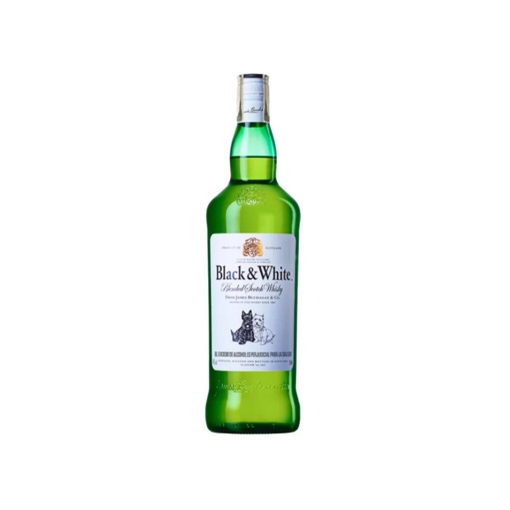 Whisky Black And White 8 Anos 750ml - Disponible en Licorería Grand Gourmet Caracas