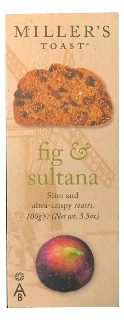 Artisan Millers Tostadas Higos Y Pasas Sultanas 100G