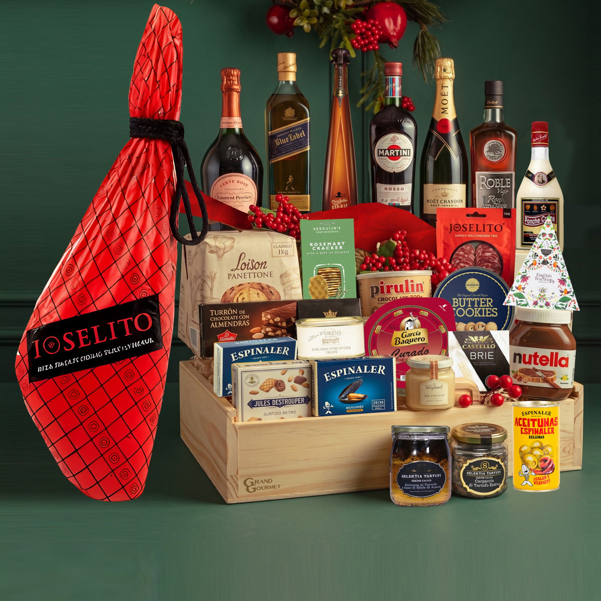 Cesta Navideña Premium Gran Reserva - Pata Joselito Gran Reserva