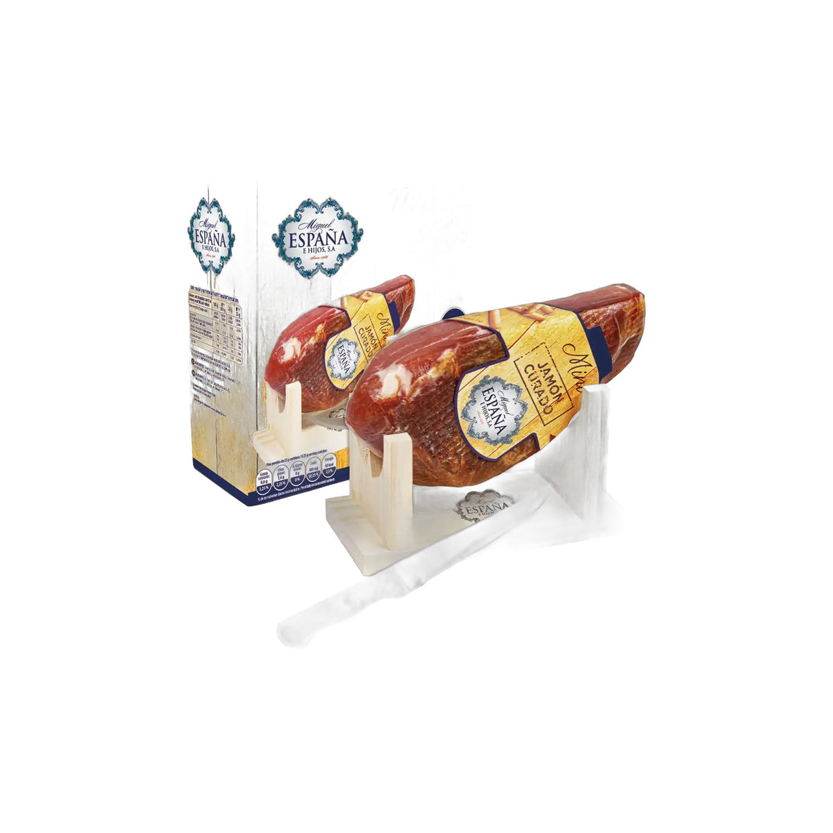 Embut España Set Jamon Serrano+cuchillo+jamonero 1 kg