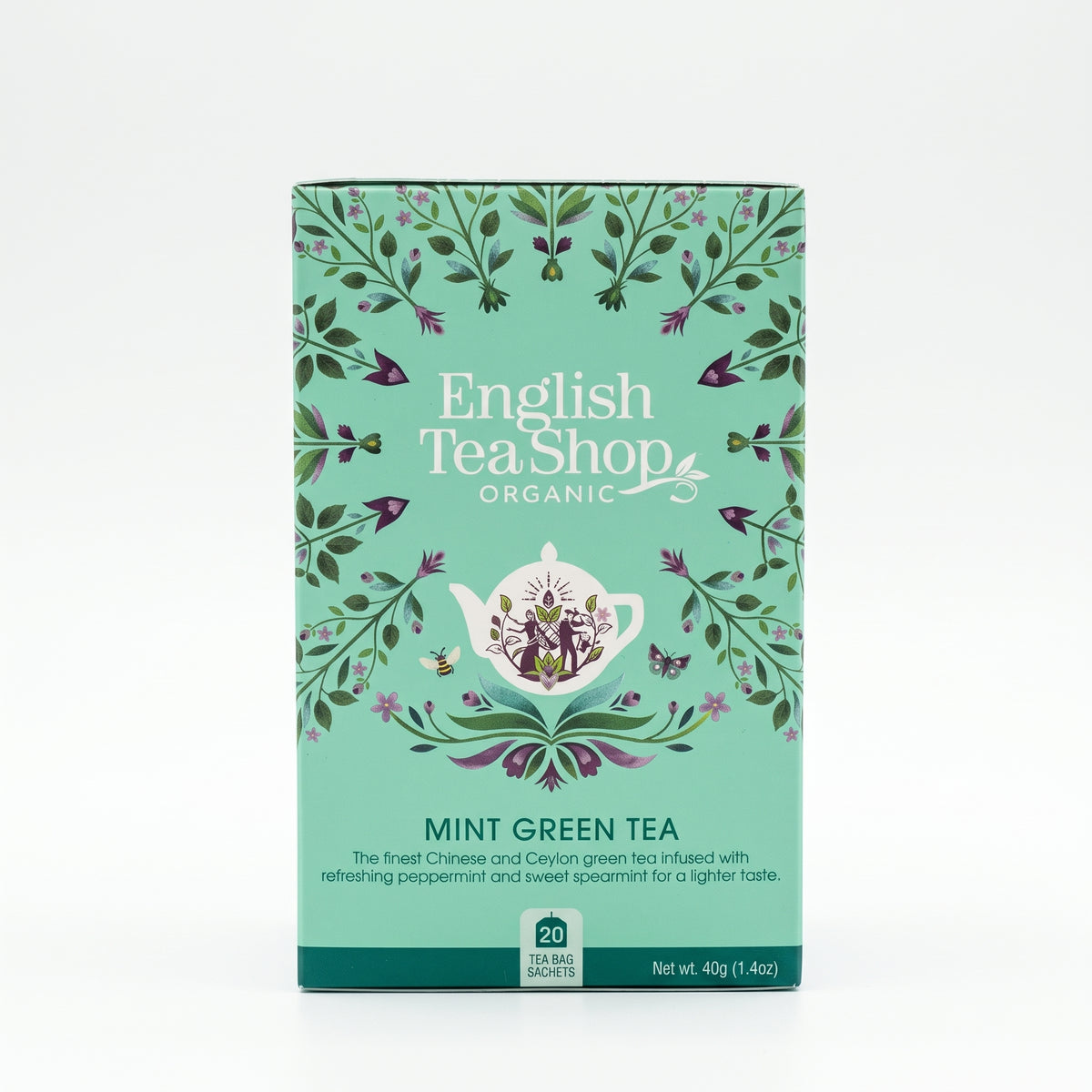 Ecológico Té Verde Menta Bio 40 g