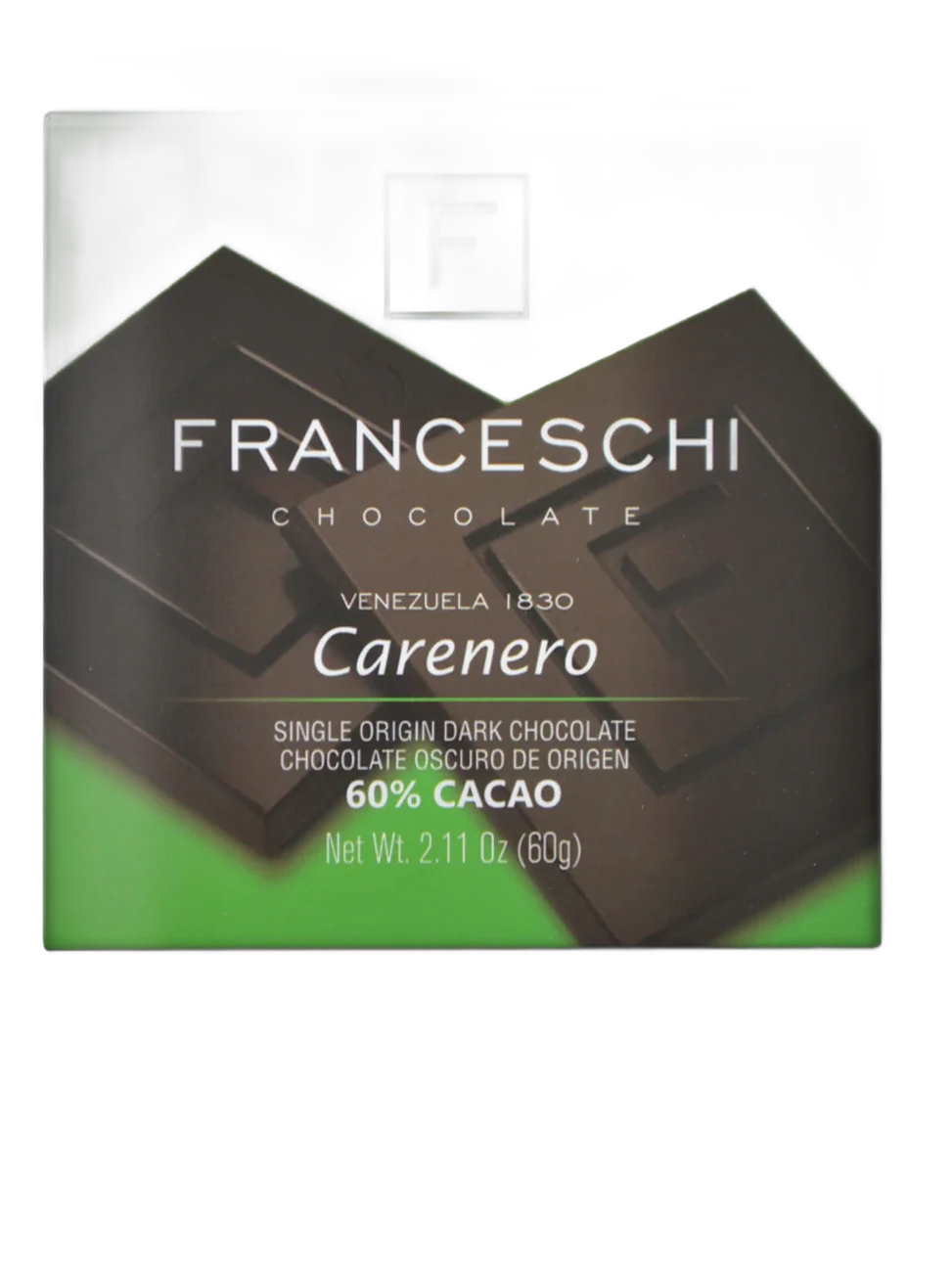 Franceschi Chocolate Tableta Carenero 60g 60%
