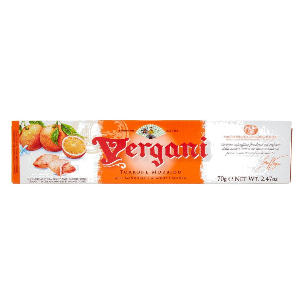 Vergani CT Torrone Morbido As. Mandorla e Arancia 70 g