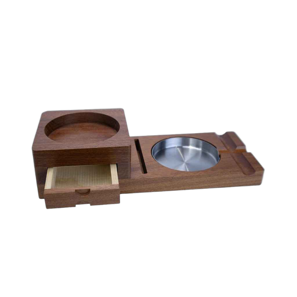 Cenicero De Madera Wooden Cigar Ashtray Beverage Solid