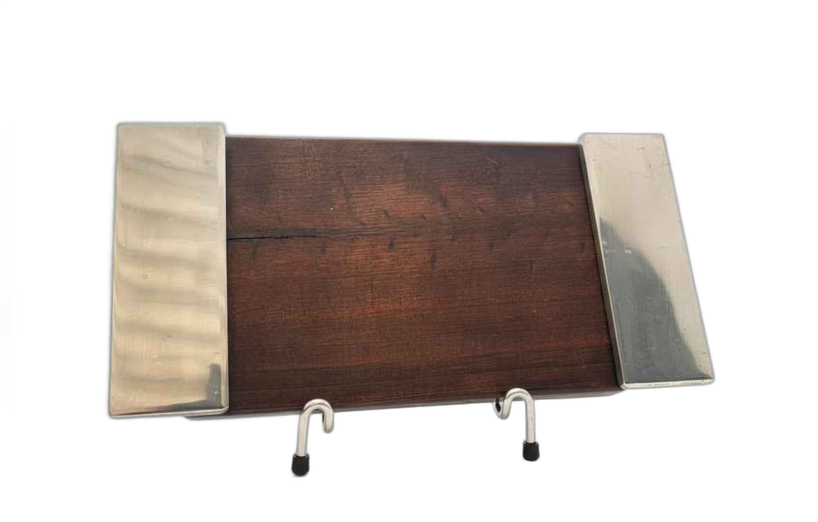 Tabla Peq C/asas De Pewter Borde METAL