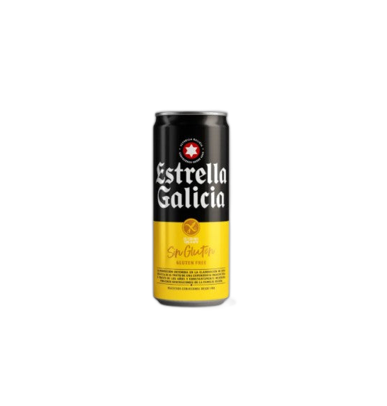 Cerveza Estrella De Galicia Sin Gluten 0,33L - Comprar online en Grand Gourmet Caracas con delivery