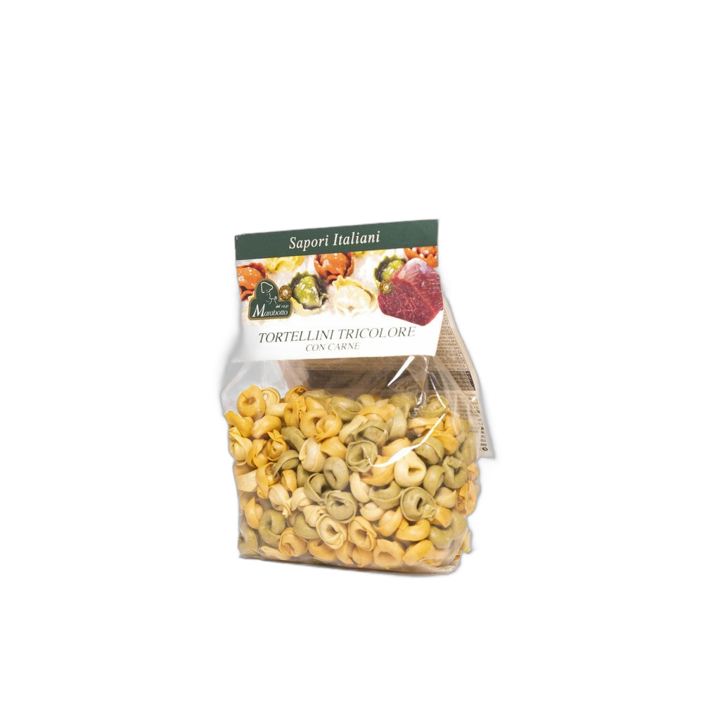 Marabotto Totri Tortellini Tricolori Di Carne 500g - Disponible en Licorería Grand Gourmet Caracas