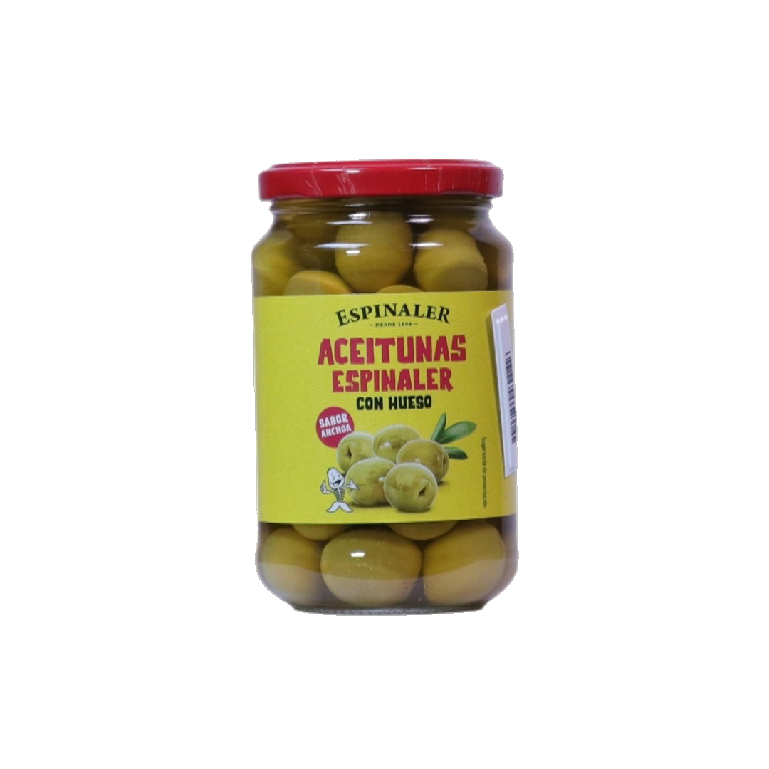Espinaler Classic Olivas Manzanilla Con Hueso T340g - Comprar online en Grand Gourmet Caracas con delivery