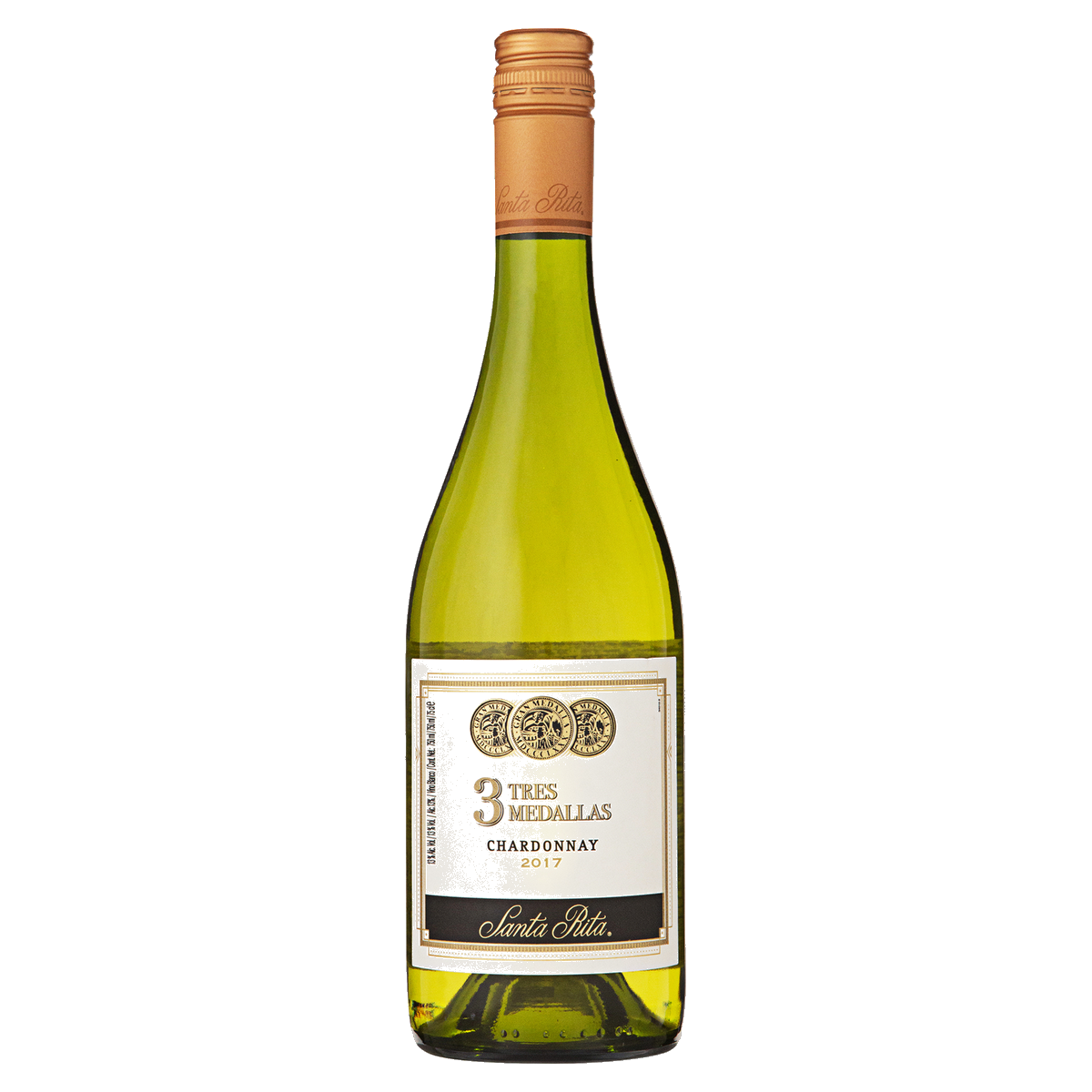 Tres Medallas Chardonnay 750ml - Disponible en Licorería Grand Gourmet Caracas