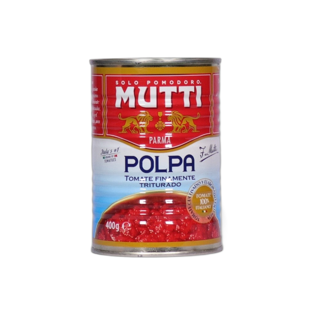 Mutti Polpa Di Pomodoro 400g - Disponible en Licorería Grand Gourmet Caracas