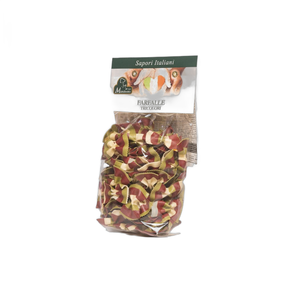 Marabotto Farfalle Tricolori 250g - Comprar online en Grand Gourmet Caracas con delivery