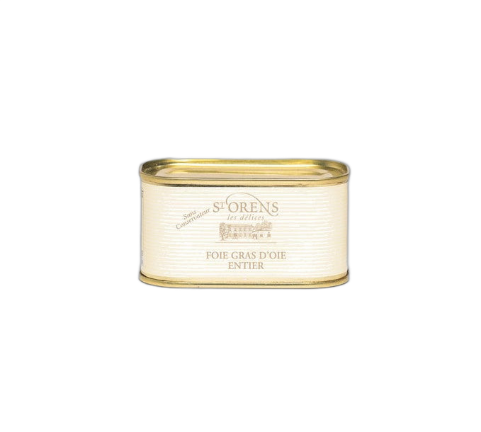 Saint Orens Foie Gras Entero Lata Rectangular 200g - Comprar online en Grand Gourmet Caracas con delivery